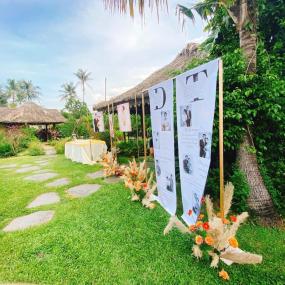 Tiệc cưới ngo&agrave;i  trời